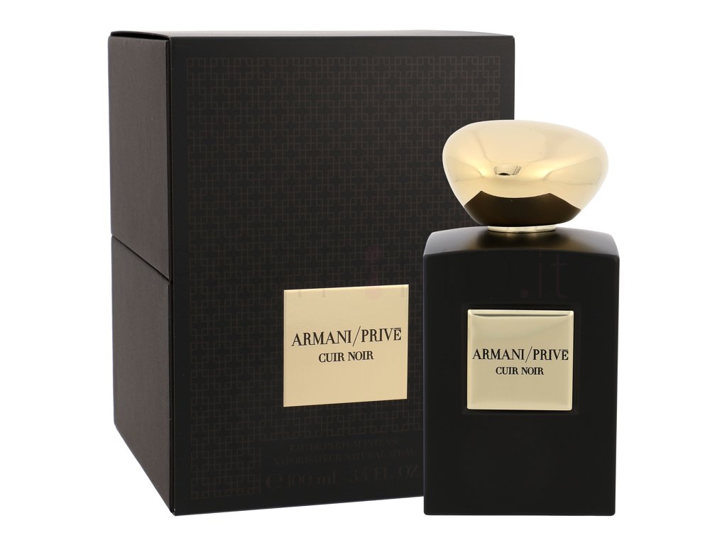 Armani Prive Cuir Noir